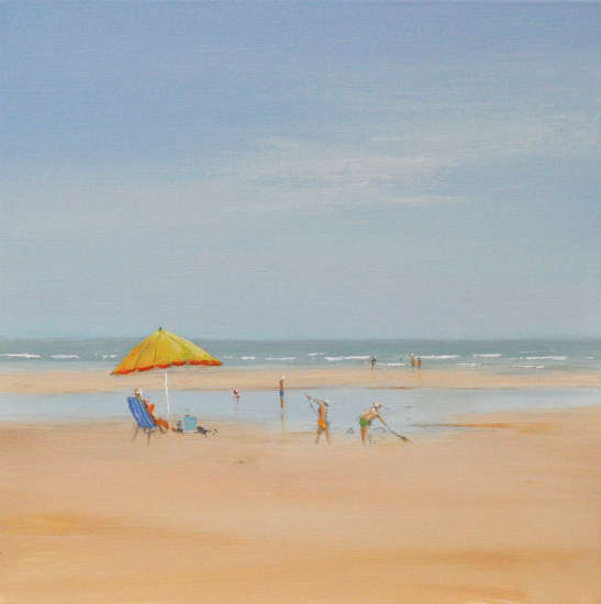 Jan Groenhart -  de gele parasol