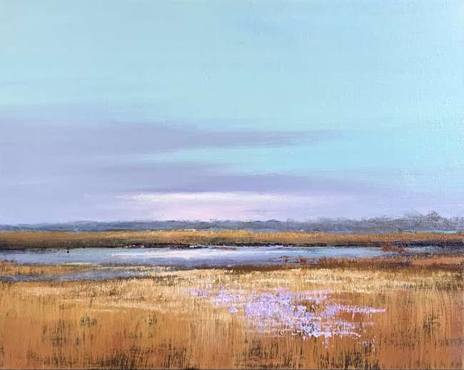 Jan Groenhart - Zonlicht over het riet