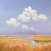 Jan Groenhart - Wolken boven rijp land 