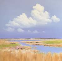 Jan Groenhart - wolken en riet 