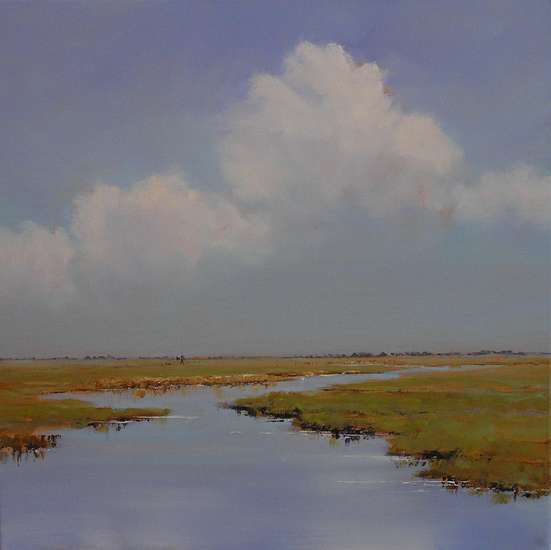Jan Groenhart - Molentje in het veld